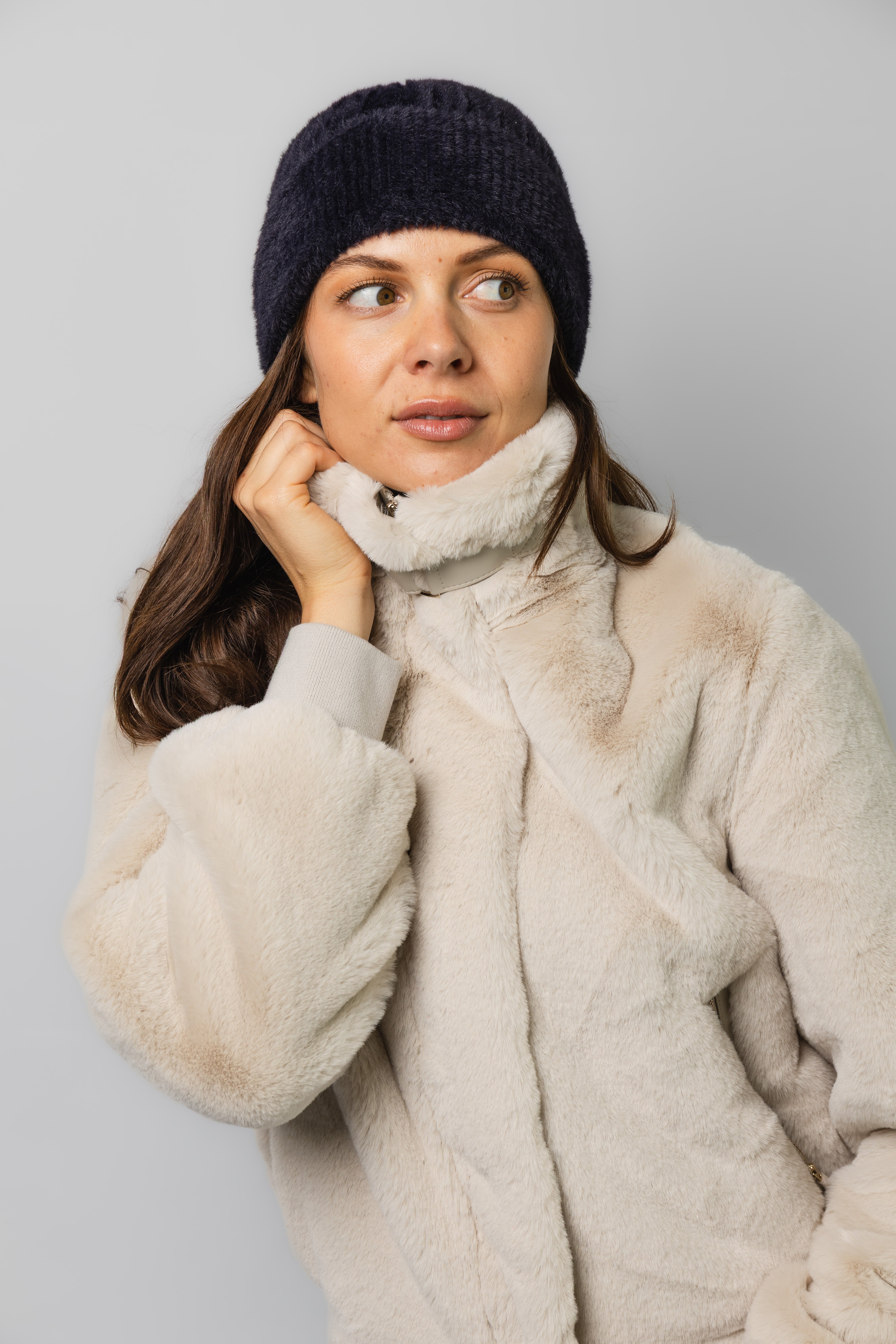JACKET FAKE FUR SHORT