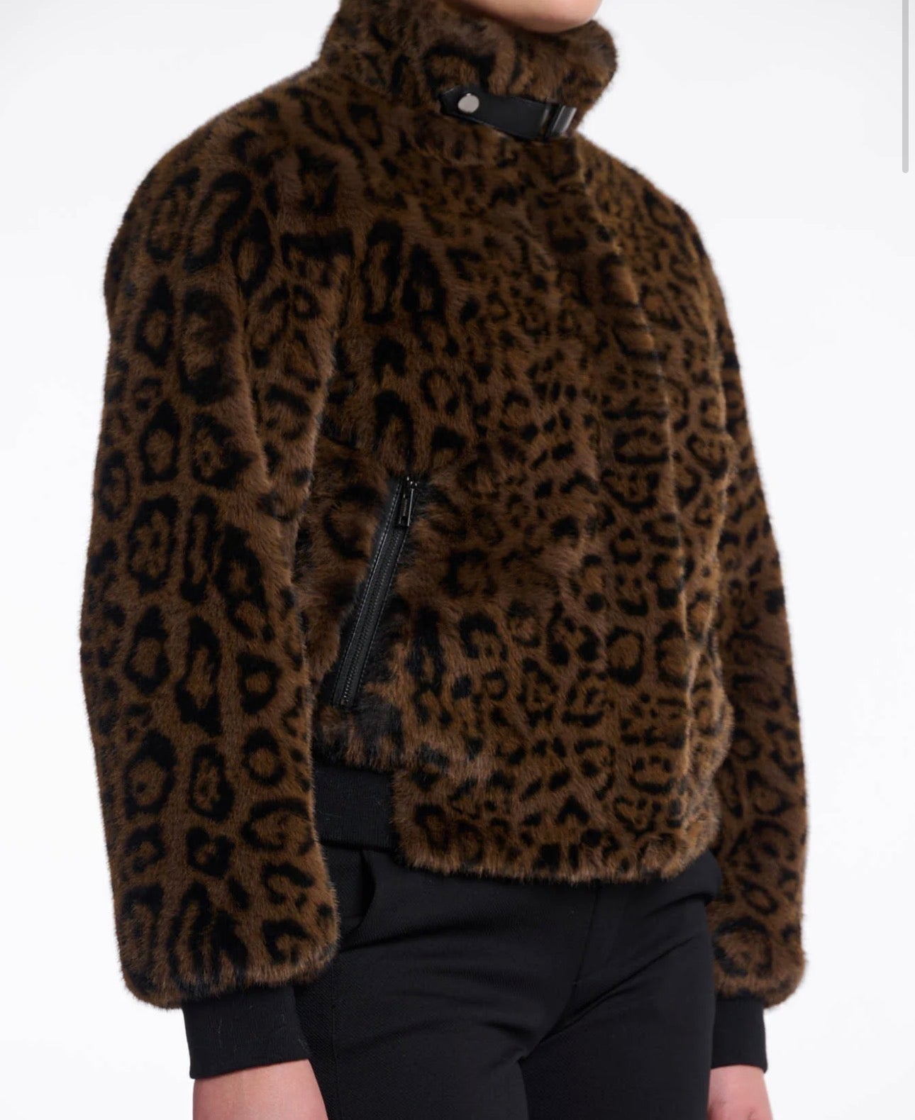 JACKET FAKE FUR SHORT