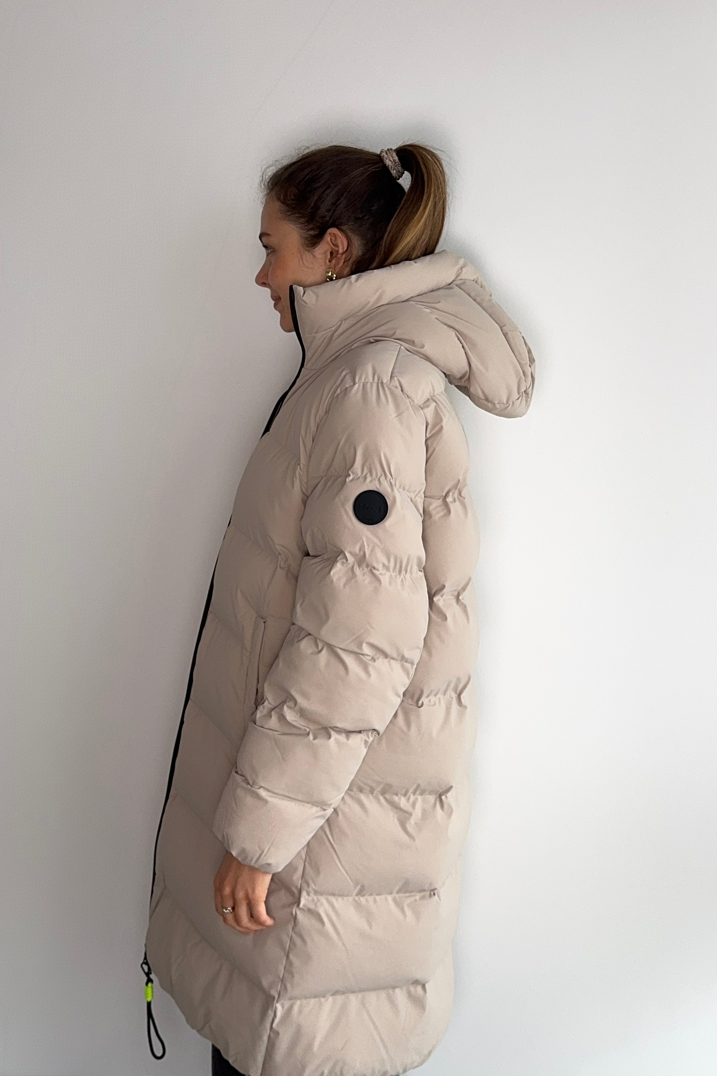 MIDI WINTERJACKET ECO BEIGE